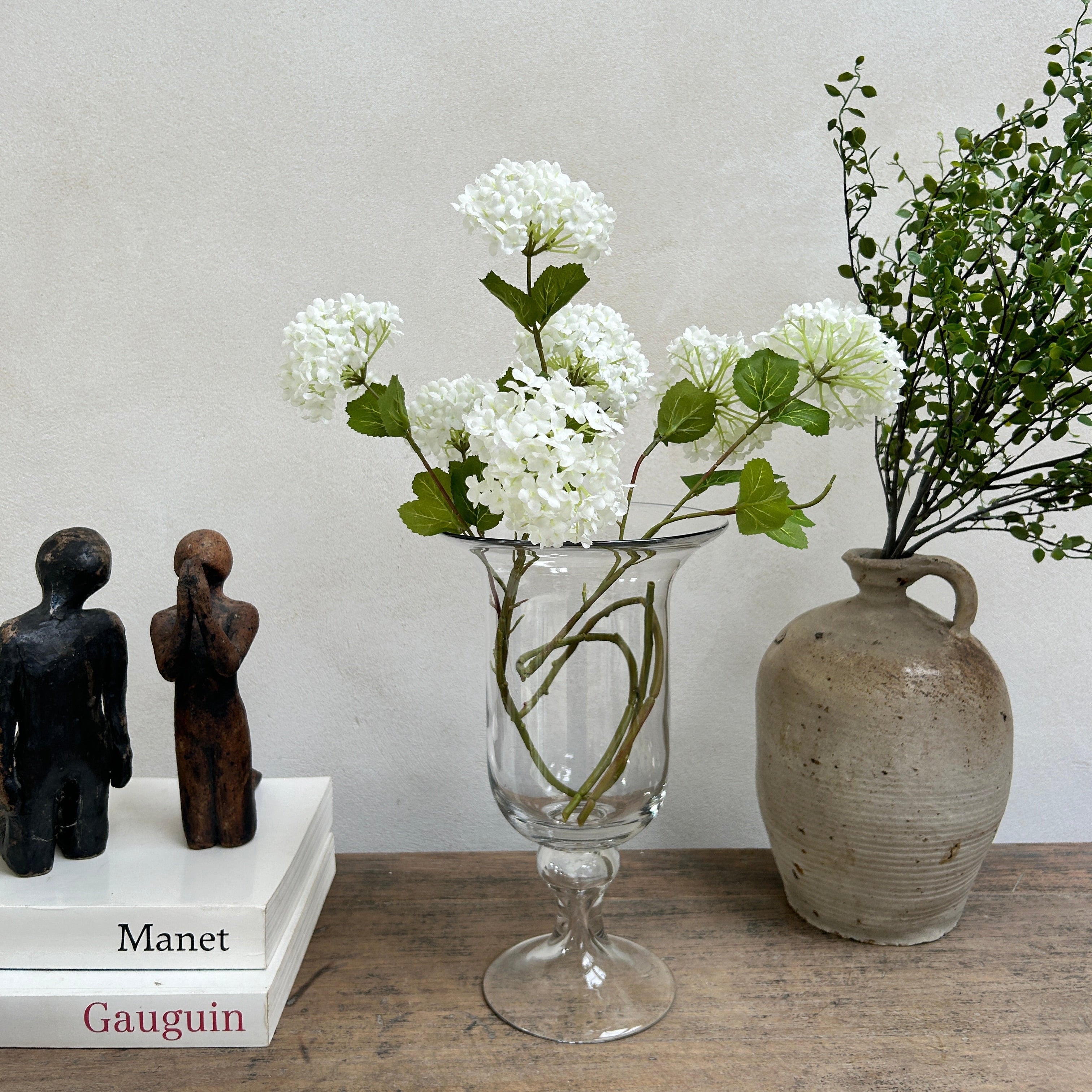 Footed Glass Vase | Adelaide