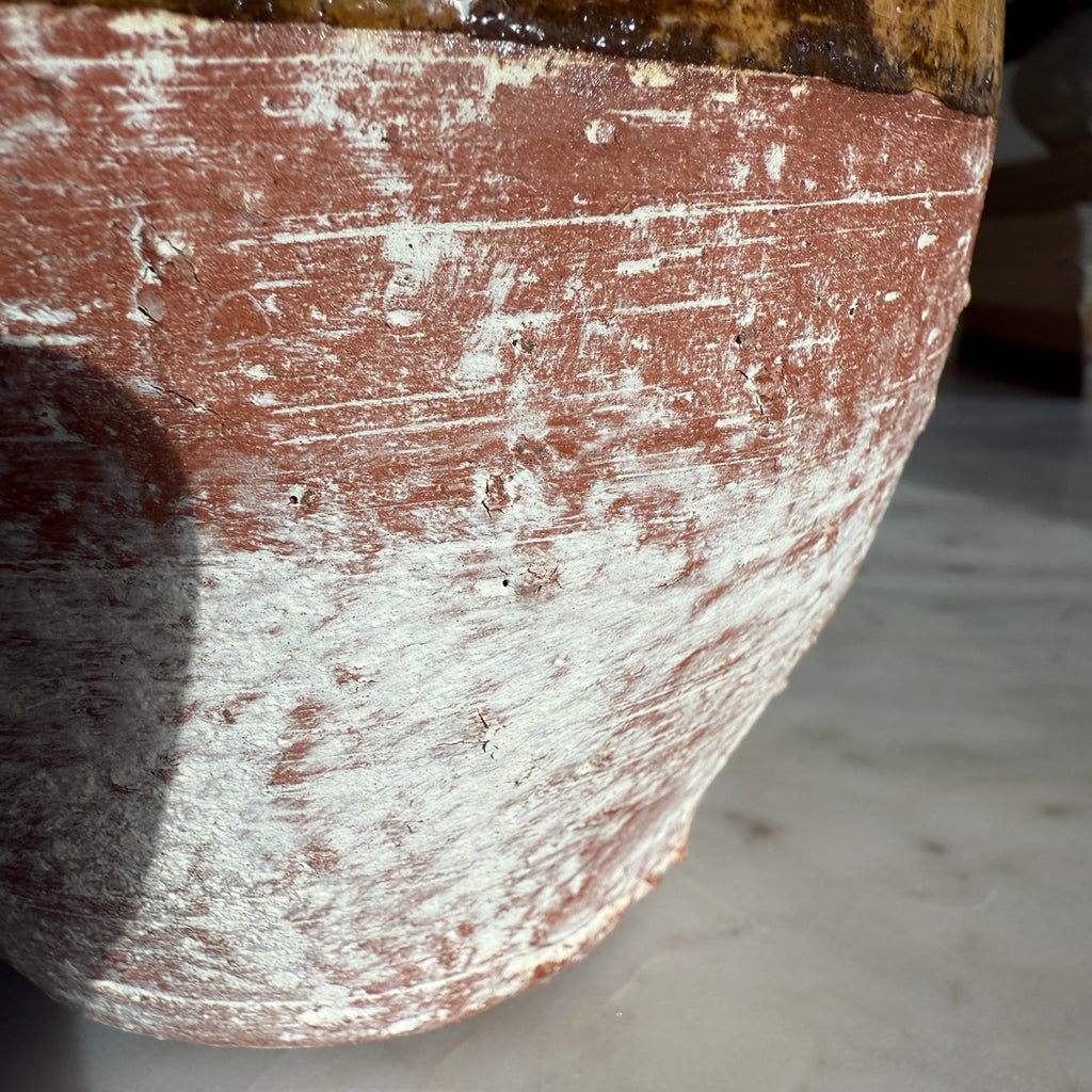 Half glazed decorative pot | Audrey