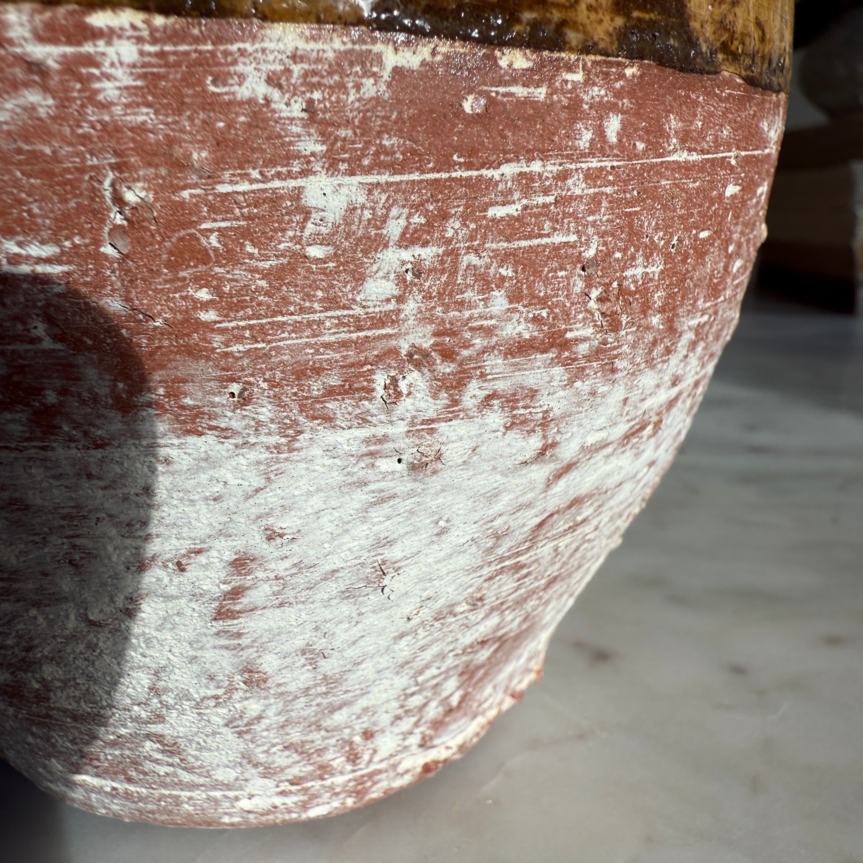 Half glazed decorative pot | Audrey