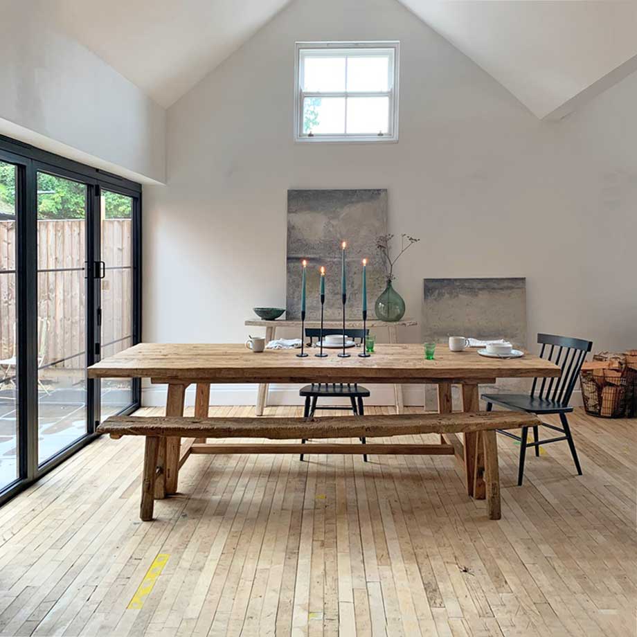 Hand Crafted Salvaged Dining Table