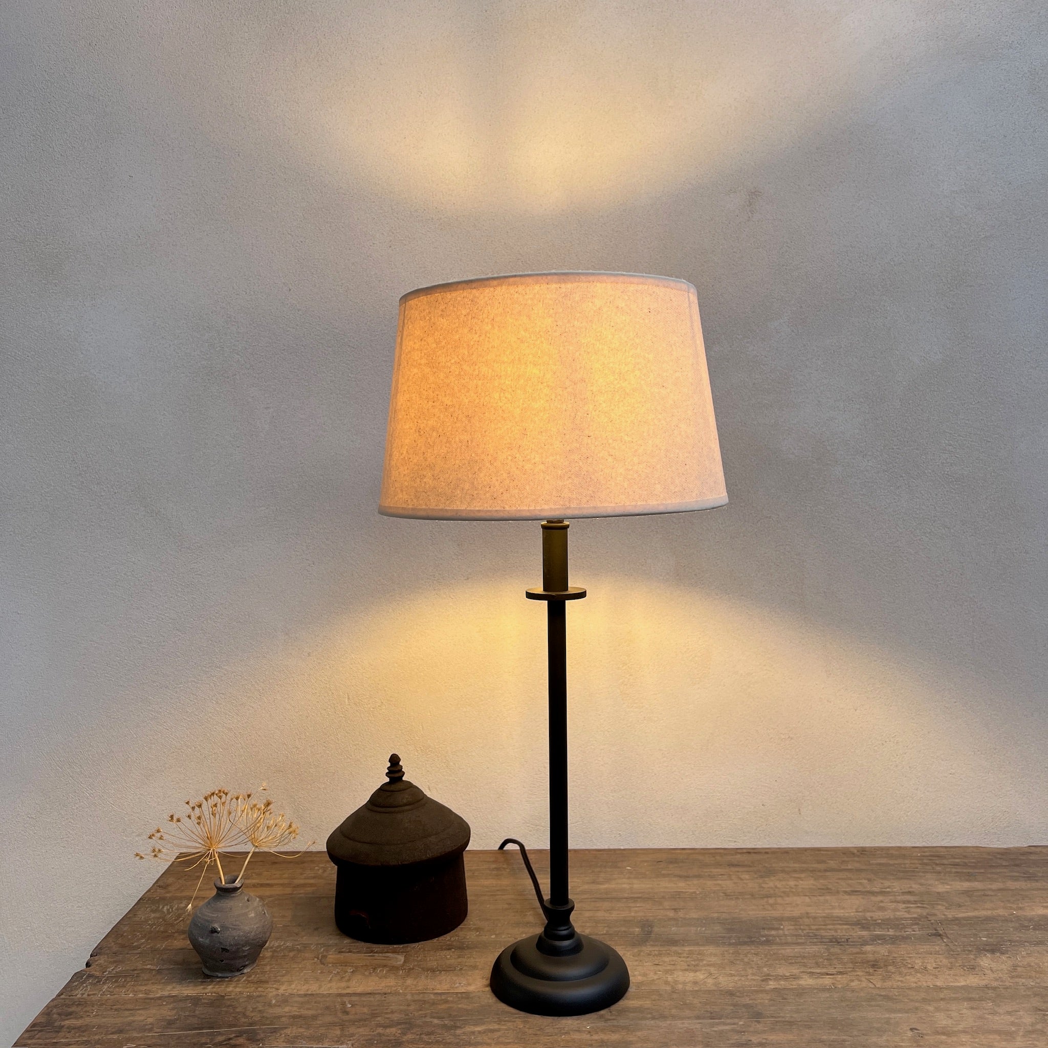 Black Iron Table Lamp | Small