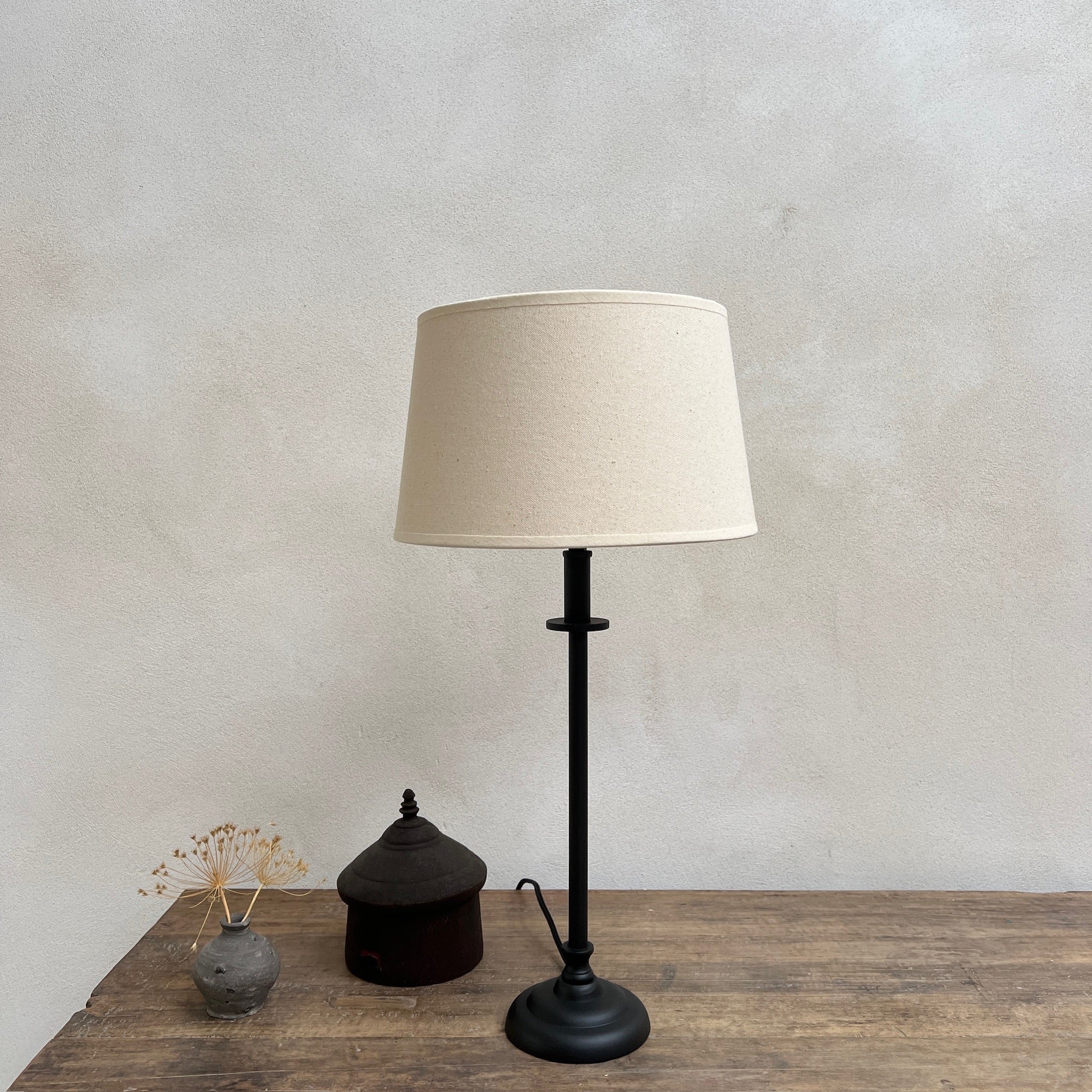 Black Iron Table Lamp | Small
