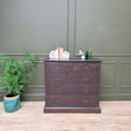 Antique wooden campaign style drawers | Giles