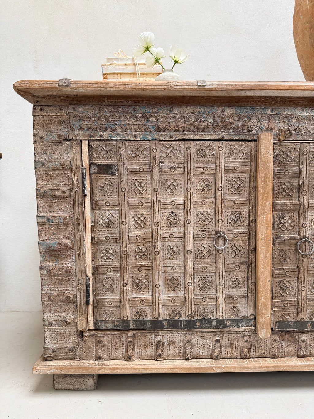 Antique Indian Damchiya Cabinet Sideboard | Pitara