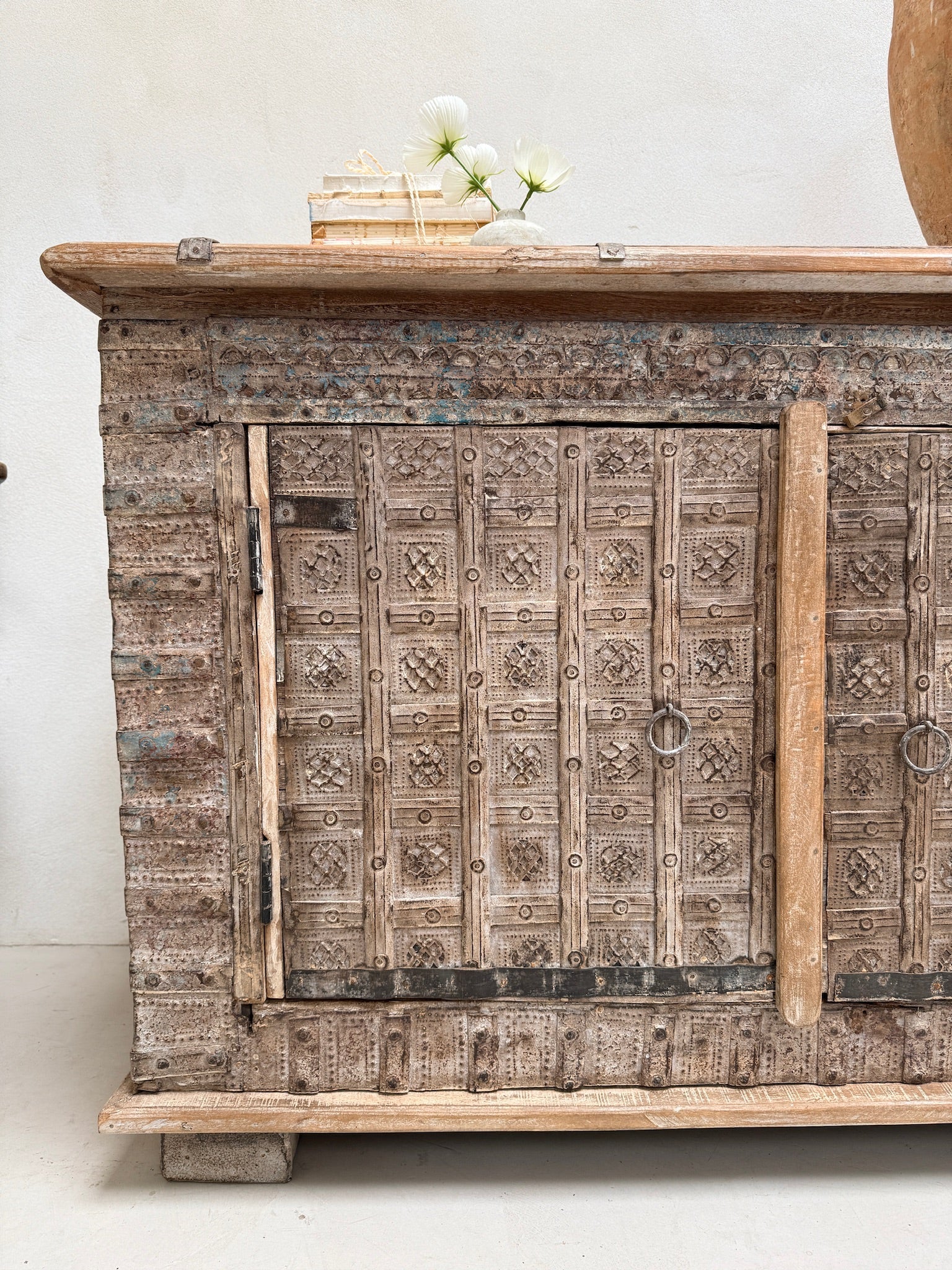 Antique Indian Damchiya Cabinet Sideboard | Pitara
