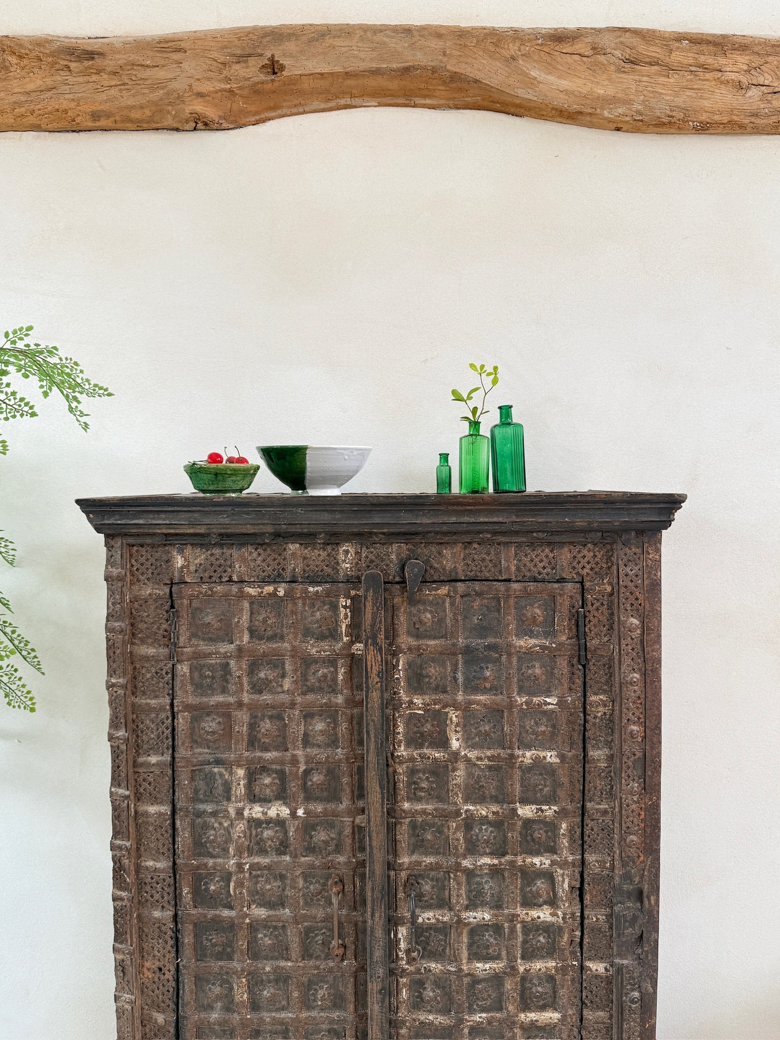 Antique Indian Dowry Chest Cupboard | Jardin
