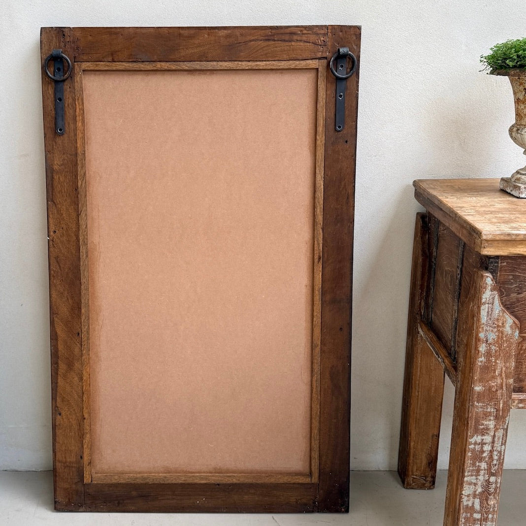 Antique Hand-Carved Wooden Wall Mirror | Ada