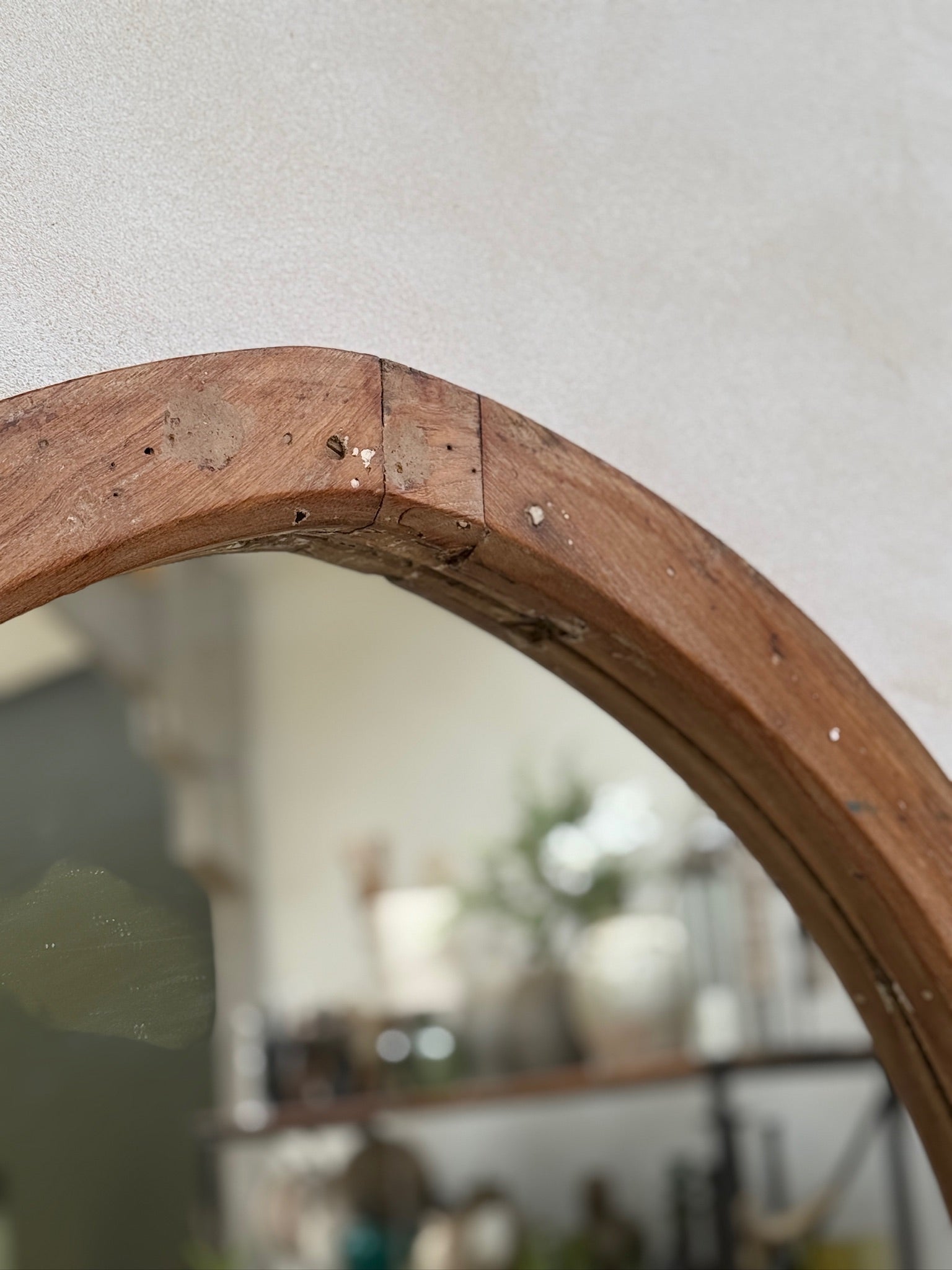 Reclaimed Wooden Arched Wall Mirror | Zoya