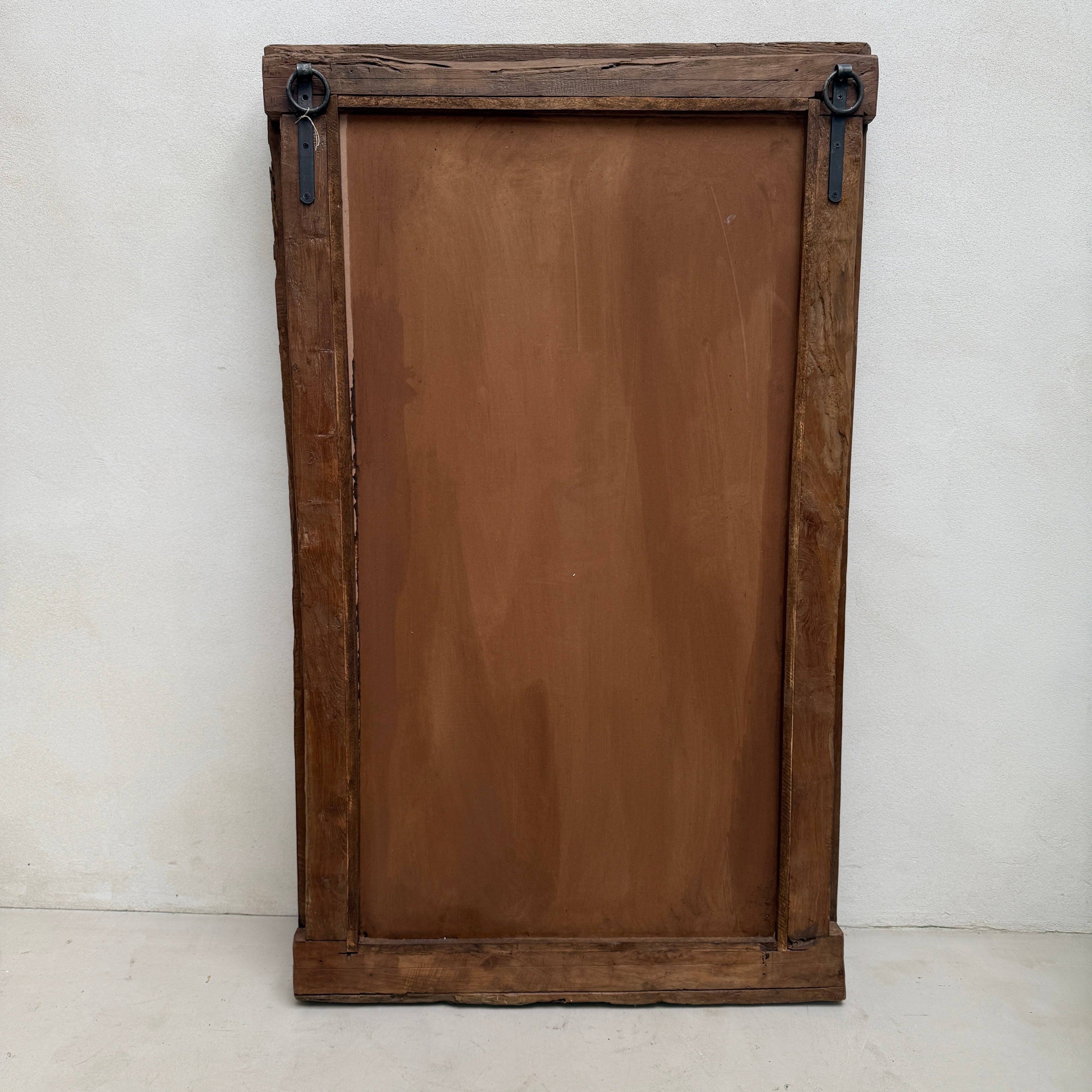 Antique Rustic Wooden Wall Mirror | Priya