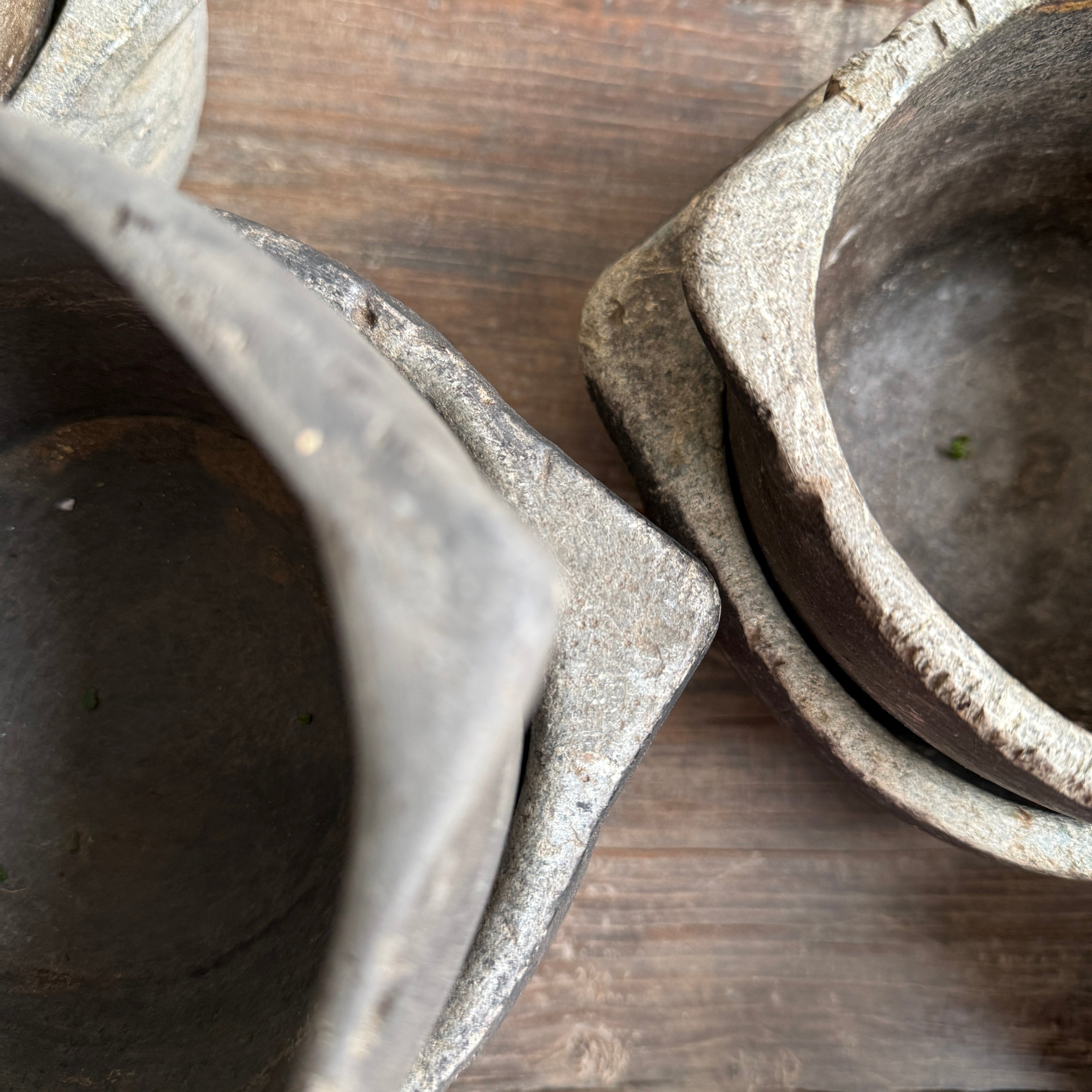 Antique Indian Stone Mortar Bowl