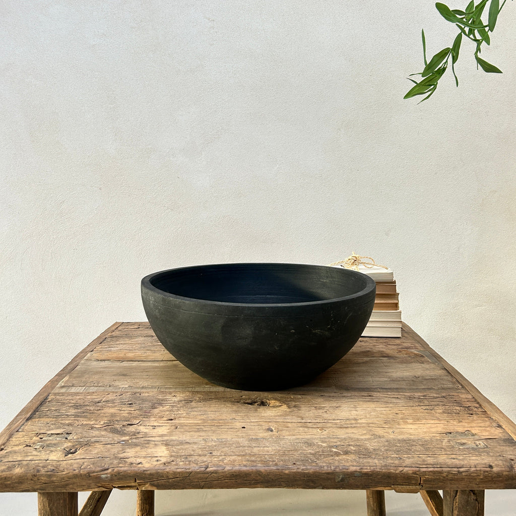 Large Wooden Batak Bowl | Aurel