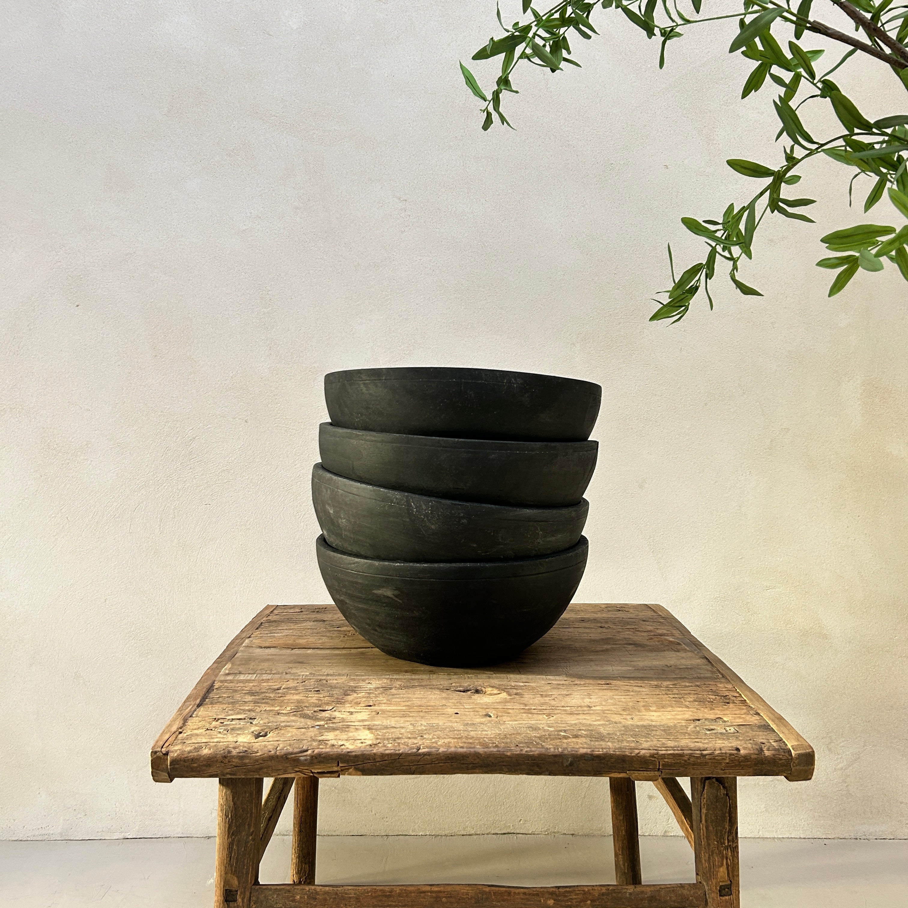 Large Wooden Batak Bowl | Aurel