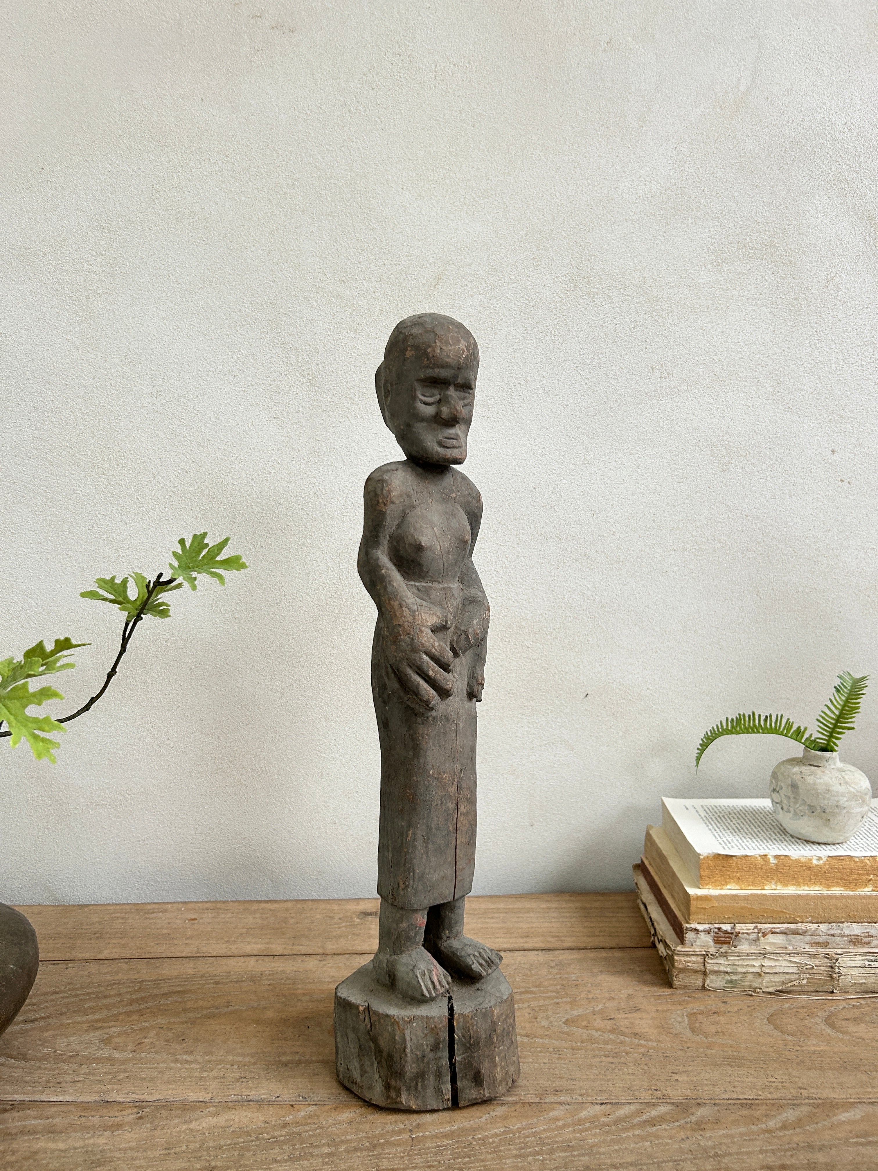 Large wooden antique sumba statues | Wayan