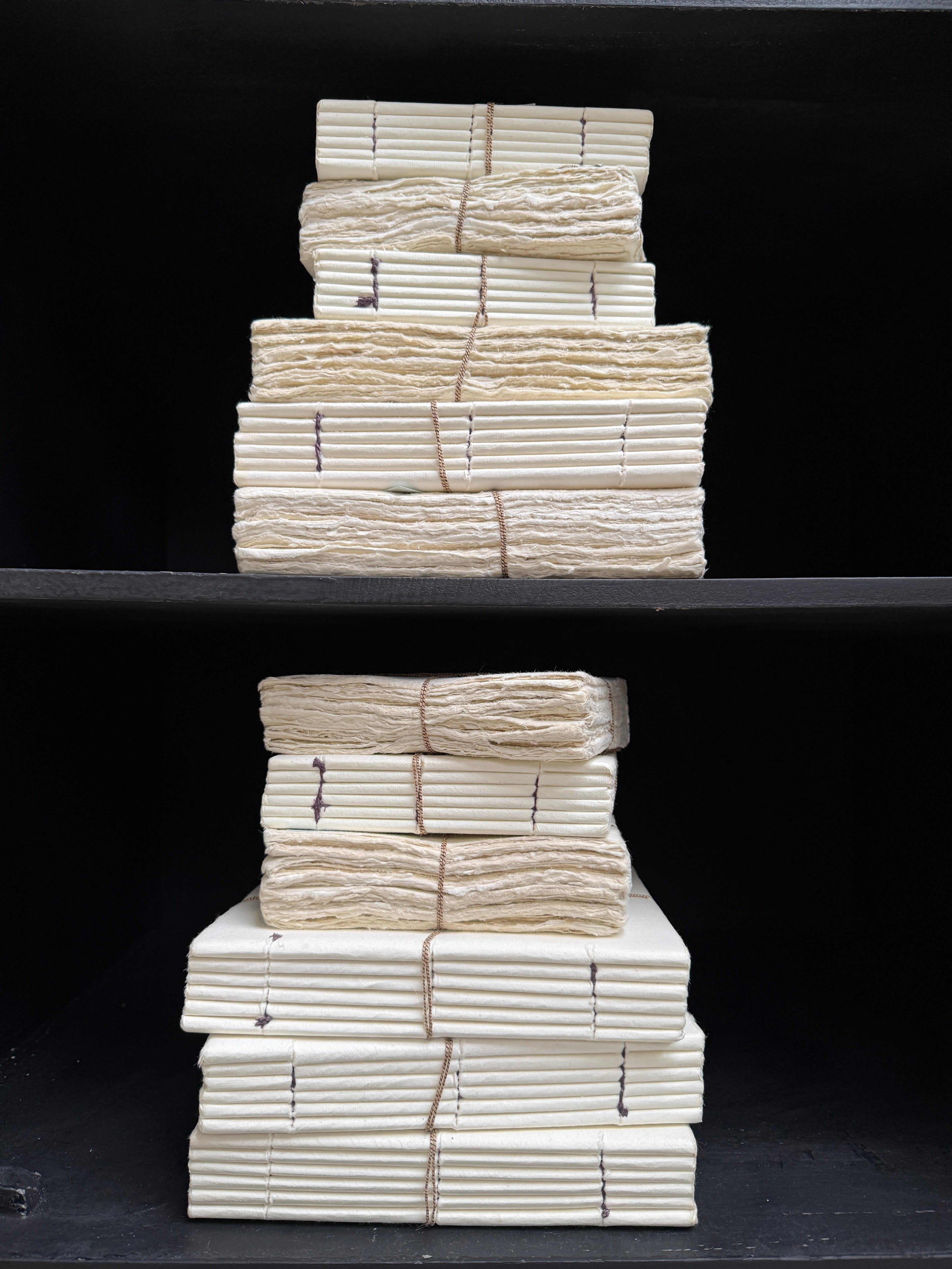 Parchment paper | Group of five decorative books
