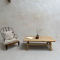 Reclaimed coffee table pale wood | Cotswolds