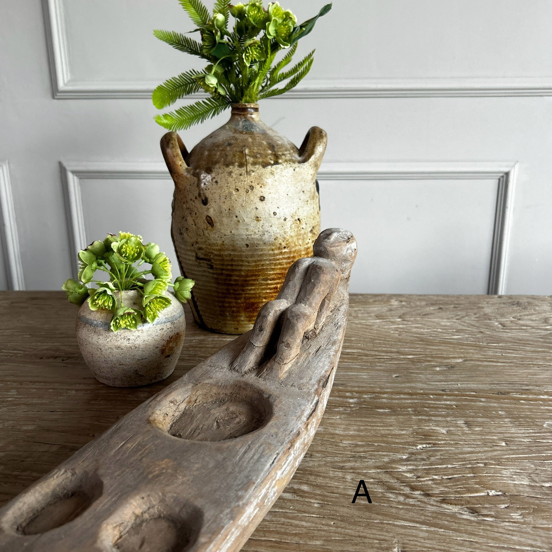 Rustic Antique Wooden Boat Spice Tray | Basuki