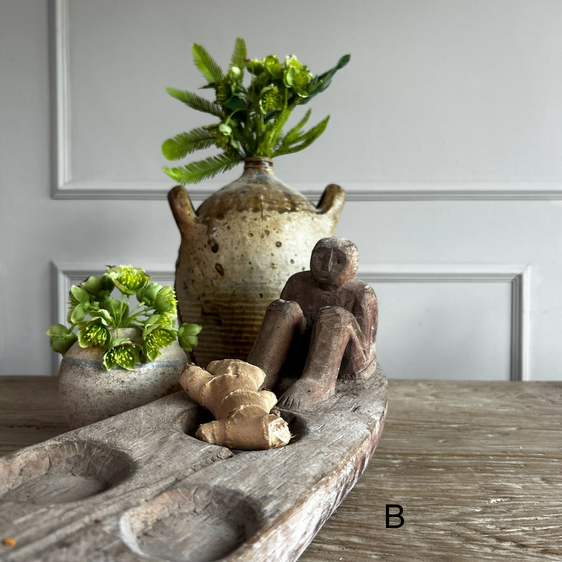 Rustic Antique Wooden Boat Spice Tray | Basuki