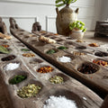 Rustic Antique Wooden Boat Spice Tray | Basuki