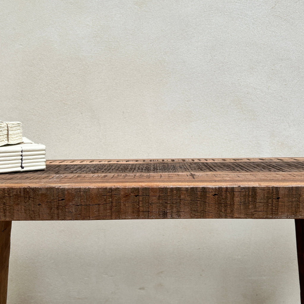 Rustic Reclaimed wood Utility Bench Cornwall