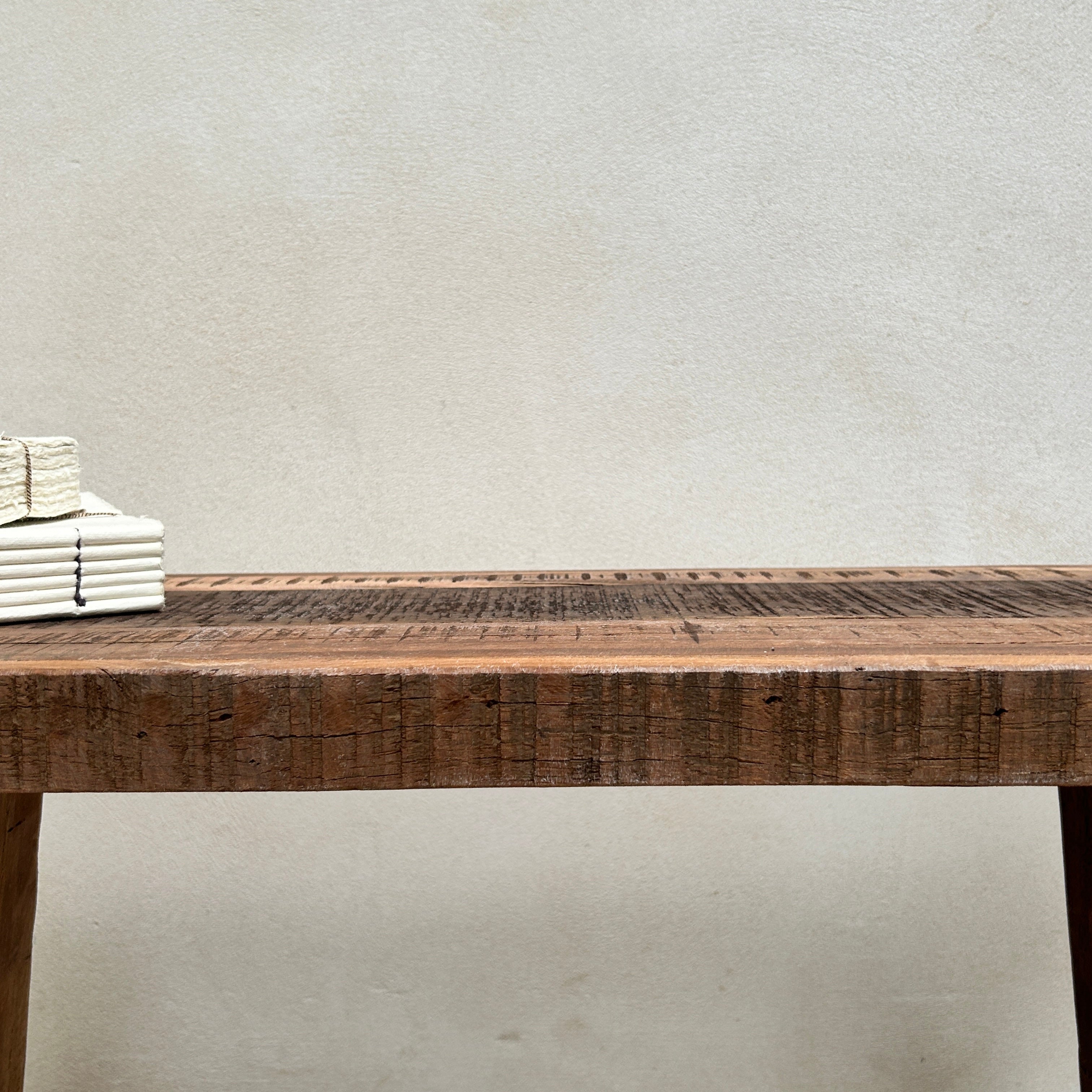 Rustic Reclaimed wood Utility Bench Cornwall