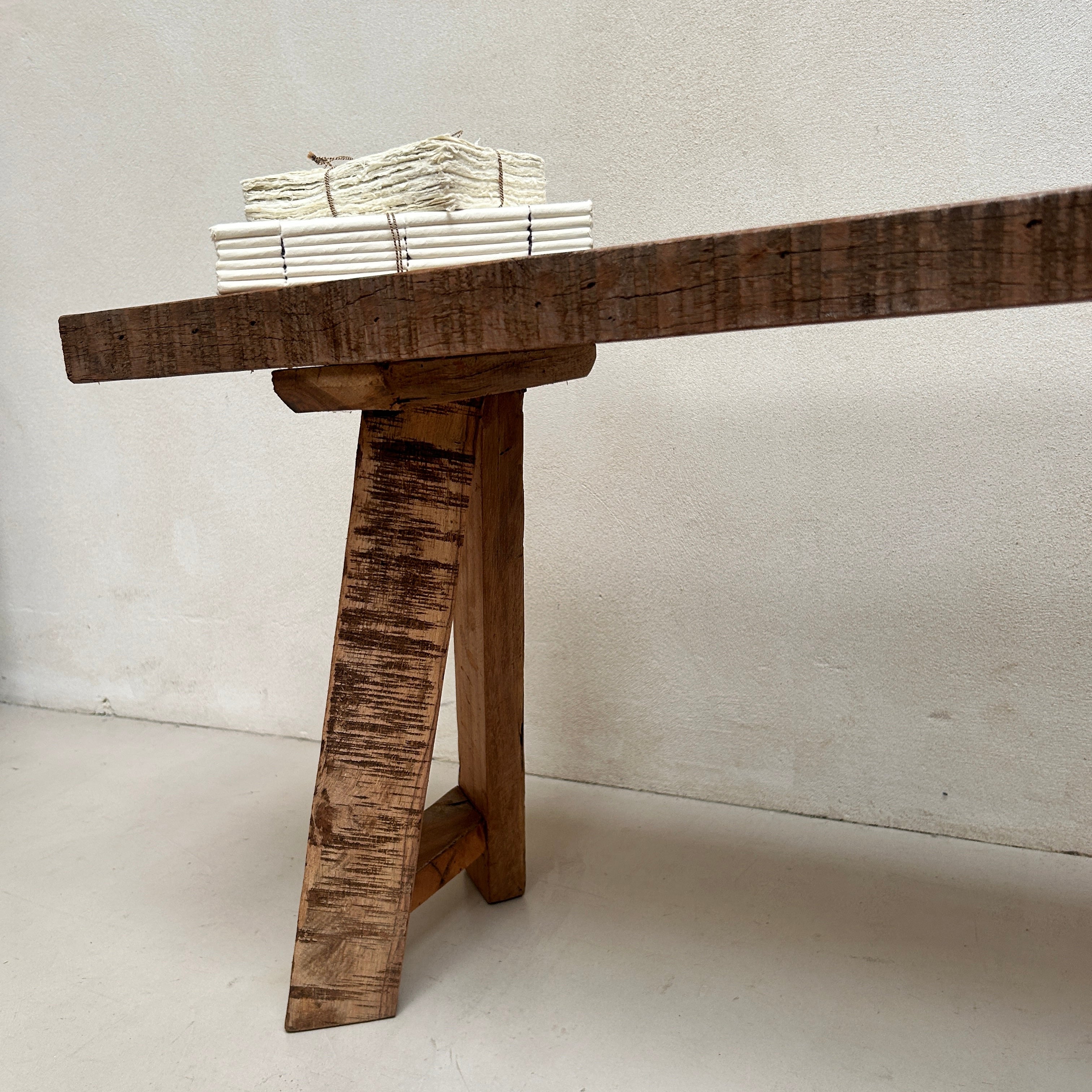 Rustic Reclaimed wood Utility Bench Cornwall