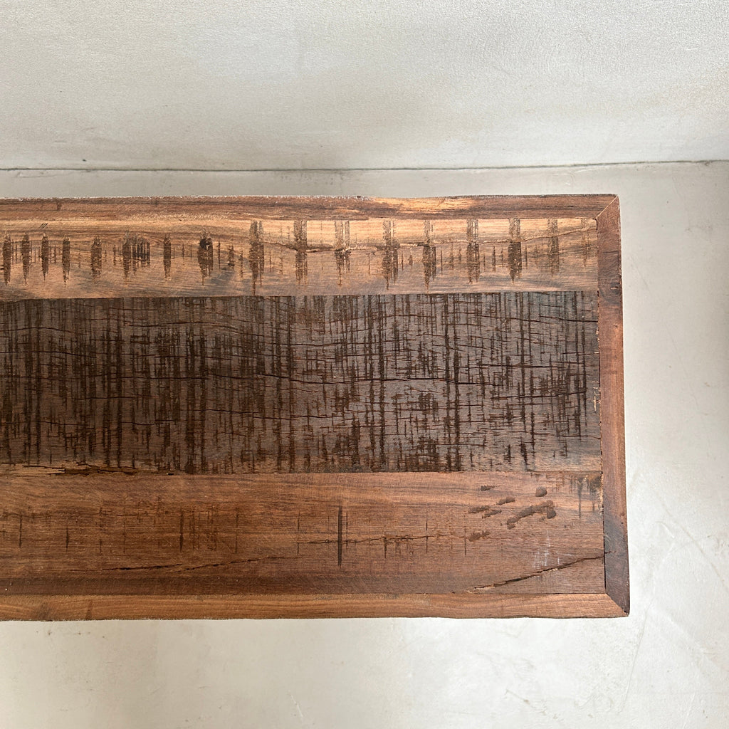 Rustic Reclaimed wood Utility Bench Cornwall