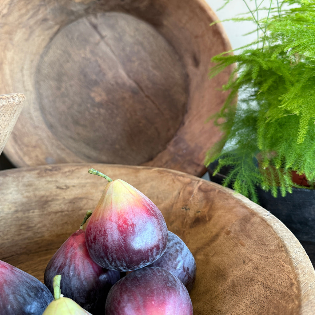 Rustic Vintage Wooden Bowl