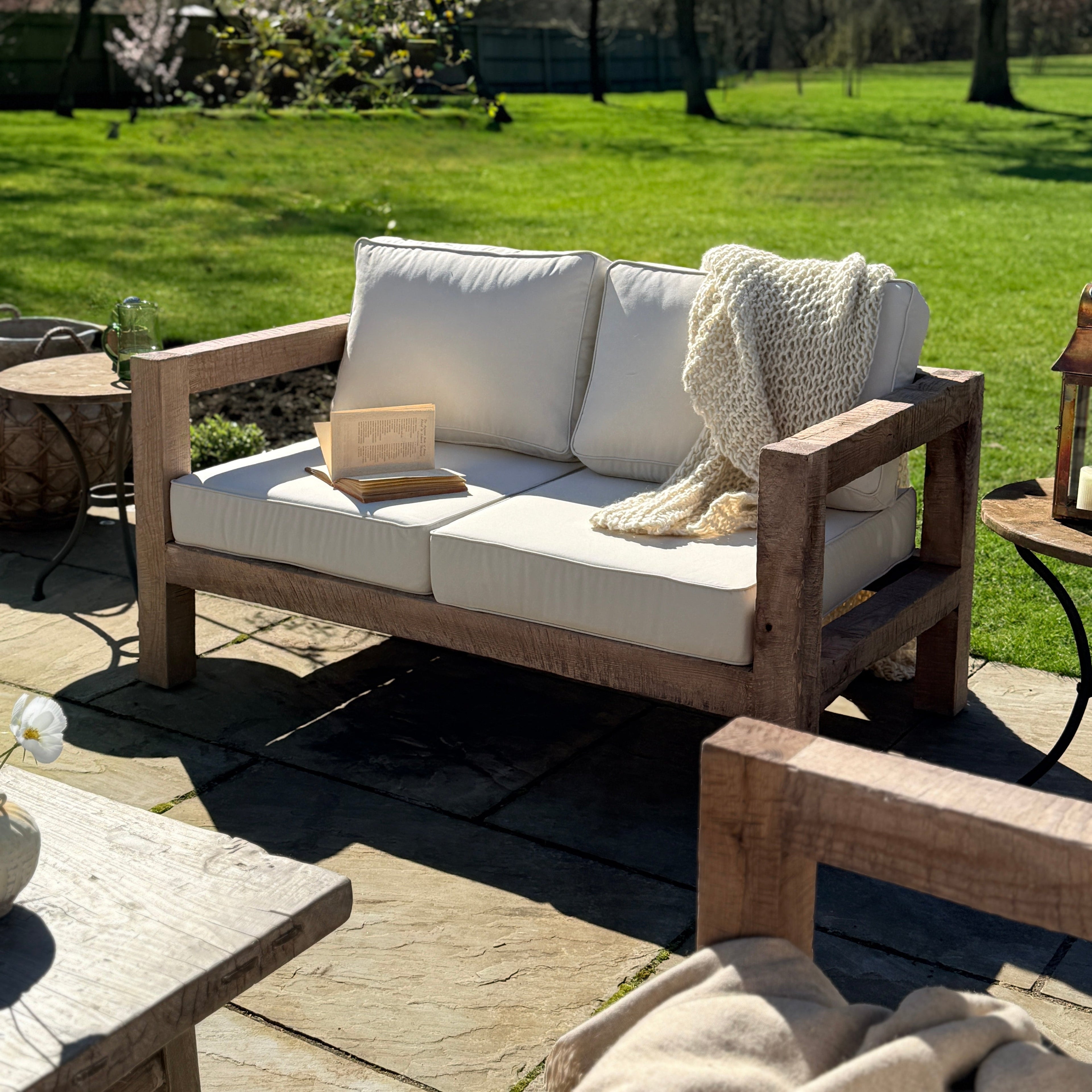 Rustic Wood Outdoor Seating
