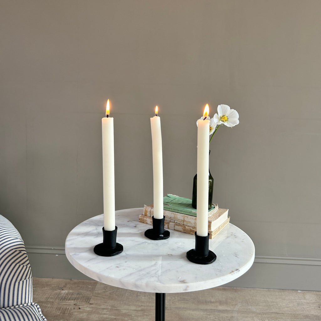 Small Iron Candlestick Holder | Adriana