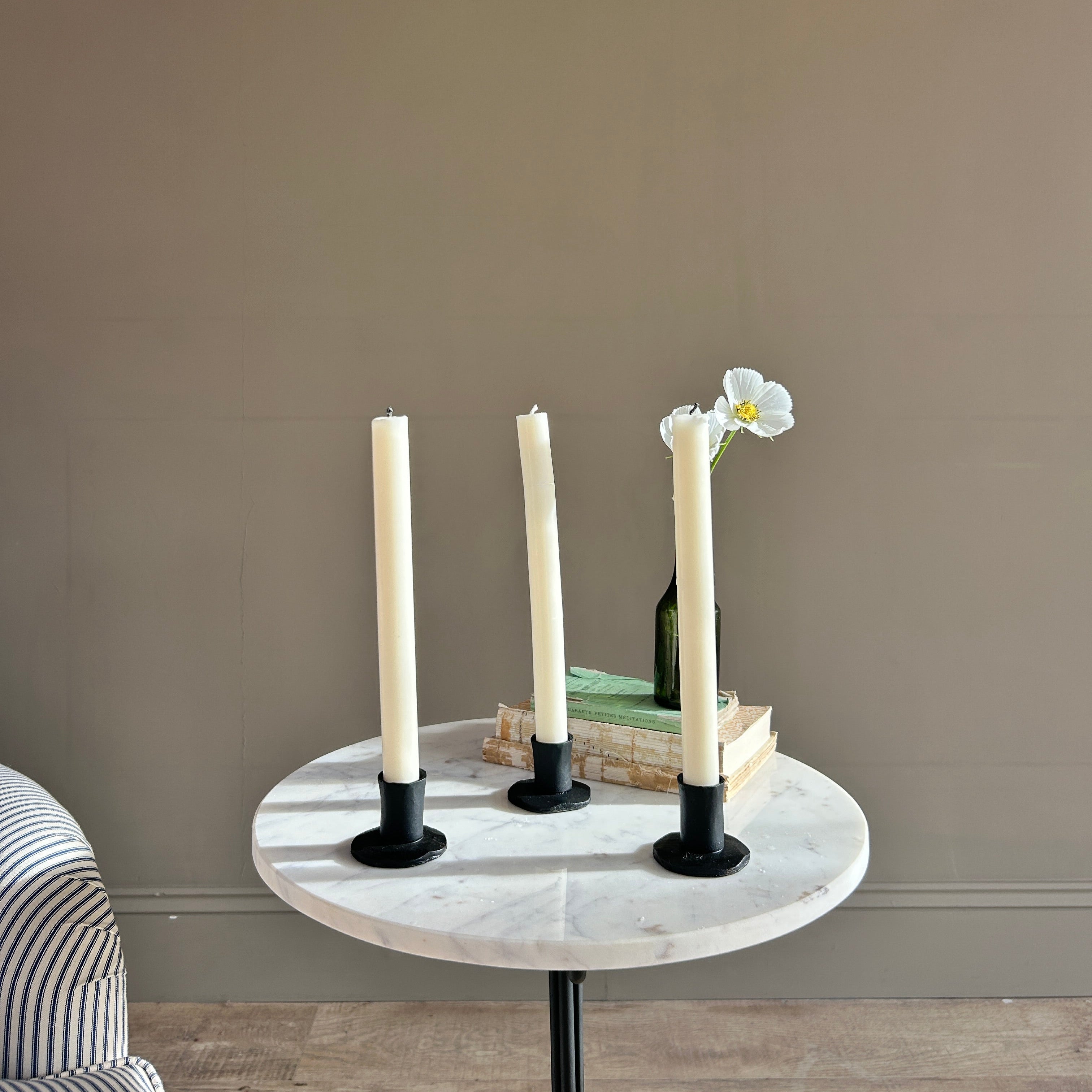 Small Iron Candlestick Holder | Adriana