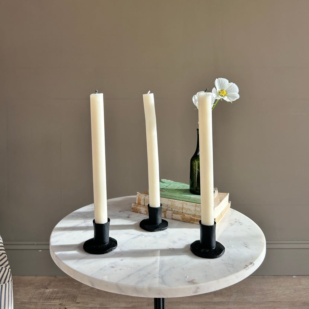 Small Iron Candlestick Holder | Adriana