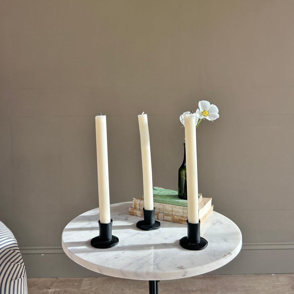 Small Iron Candlestick Holder | Adriana