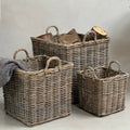 Square Log Baskets