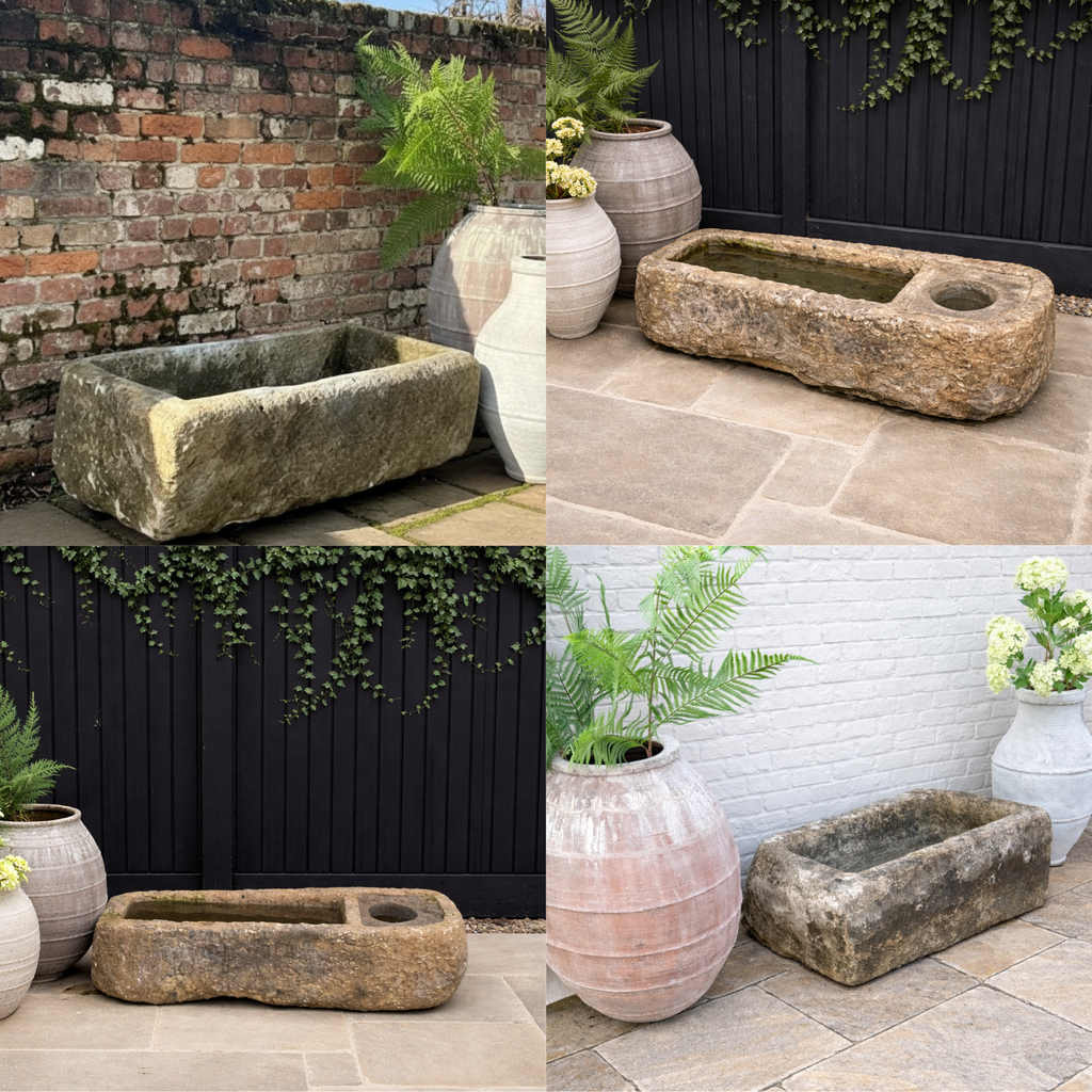Antique Stone Trough - Planter