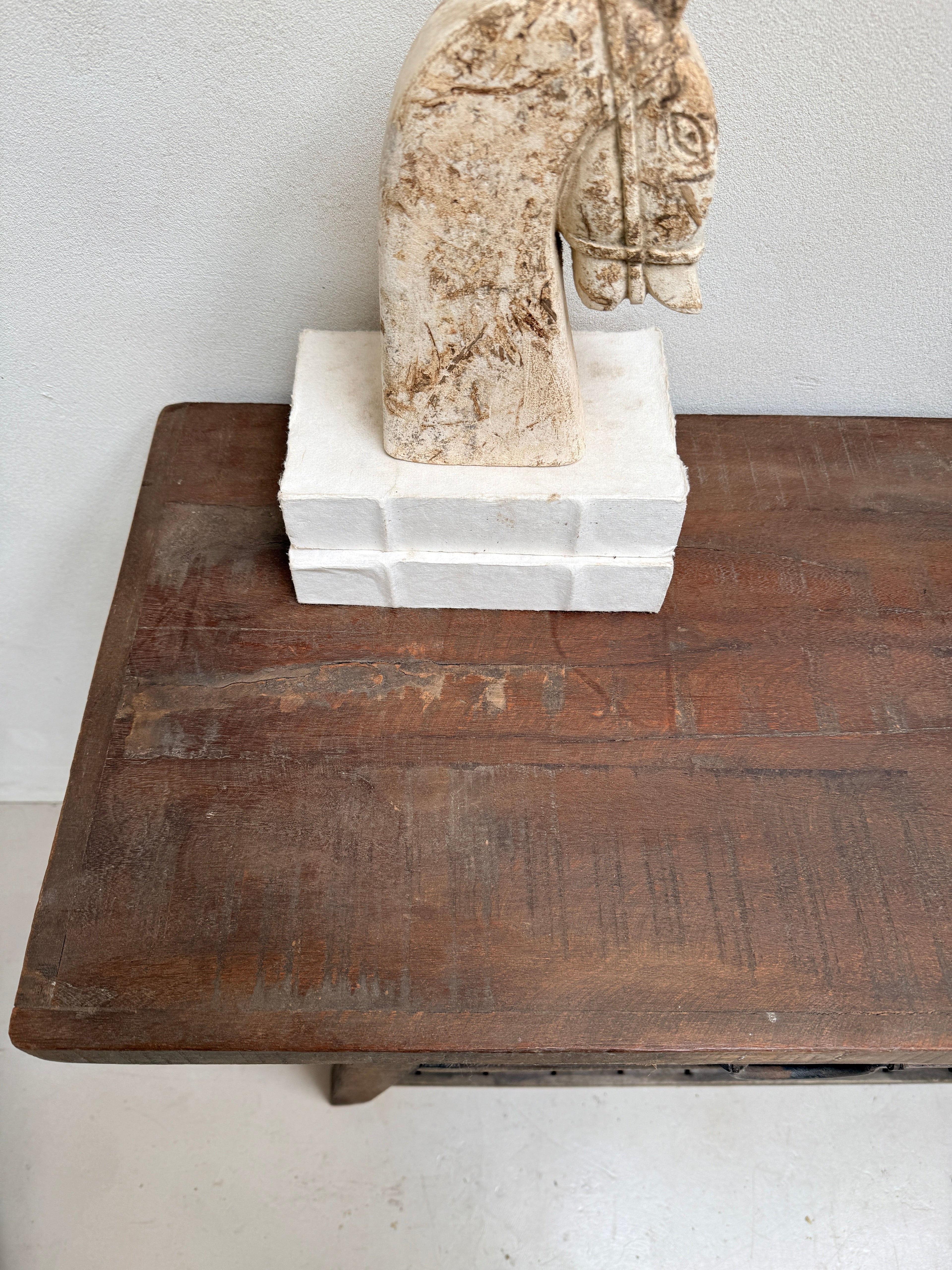 Vintage Dark Wood Hallway Console table | Archie