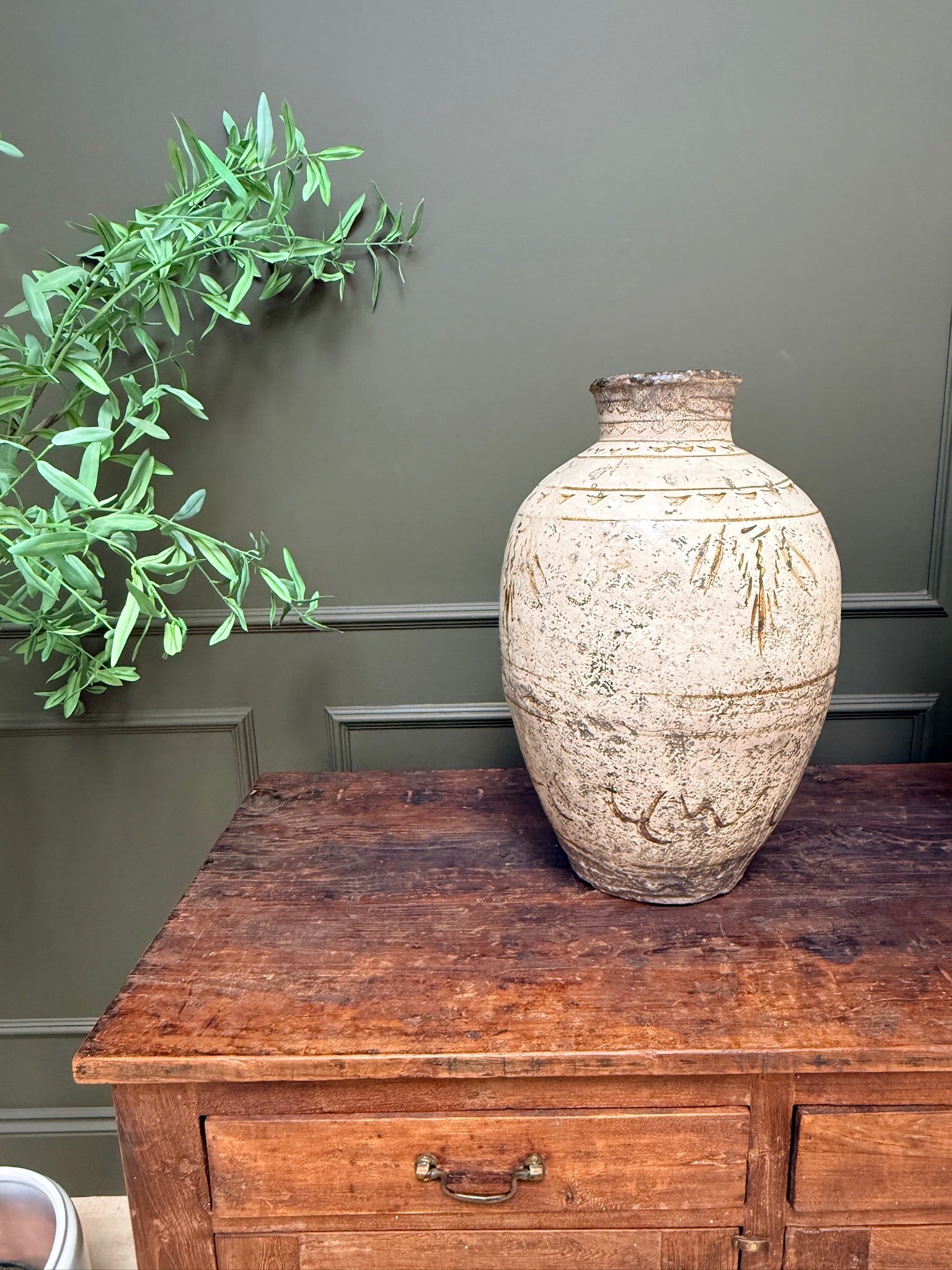 Vintage Dark Wood Sideboard | Vince
