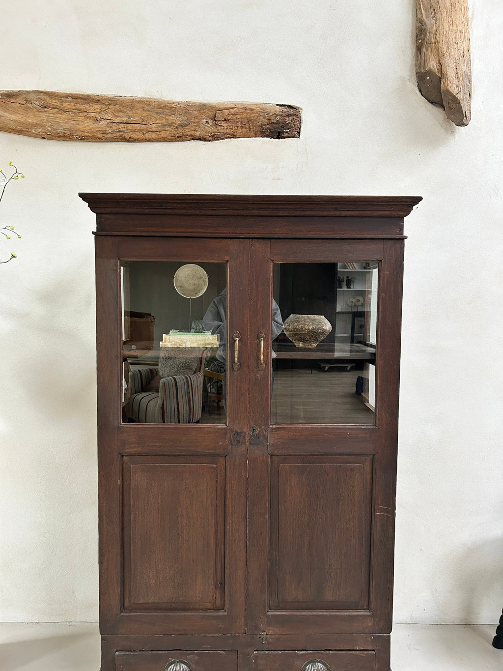 Antique Glazed Cabinet | Middleham