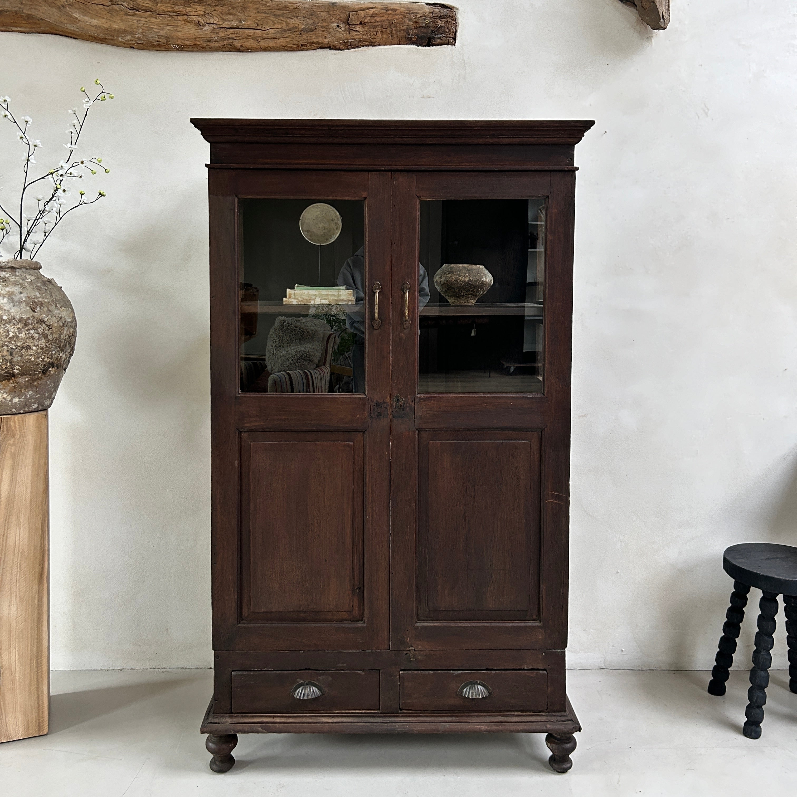 Antique Glazed Cabinet | Middleham