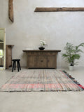 Vintage Moroccan Handmade Rag Rug | 188 X 152