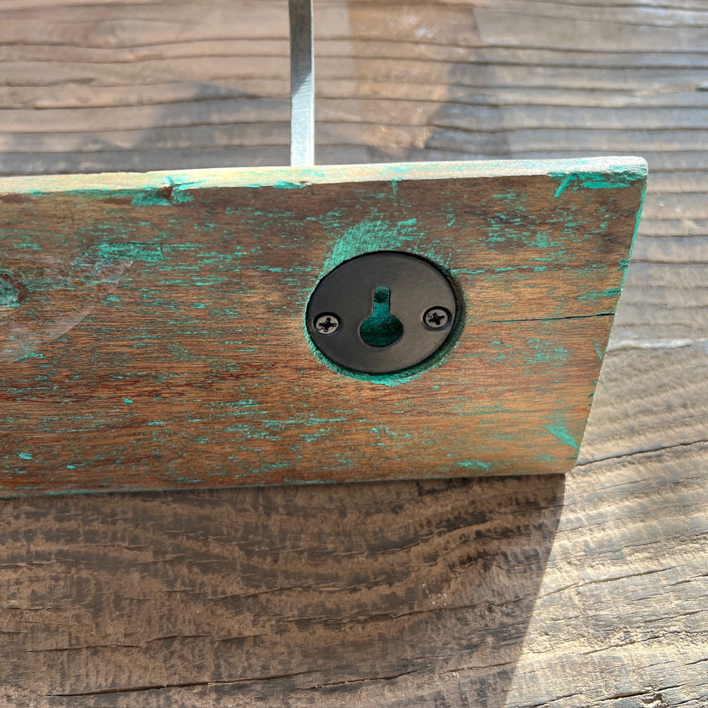 Vintage Wooden Coat Rack | 5 Hooks