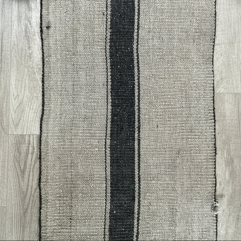 Vintage handwoven stripe runners