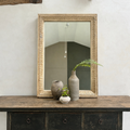 Antique hand-carved solid wood mirror | Eirah