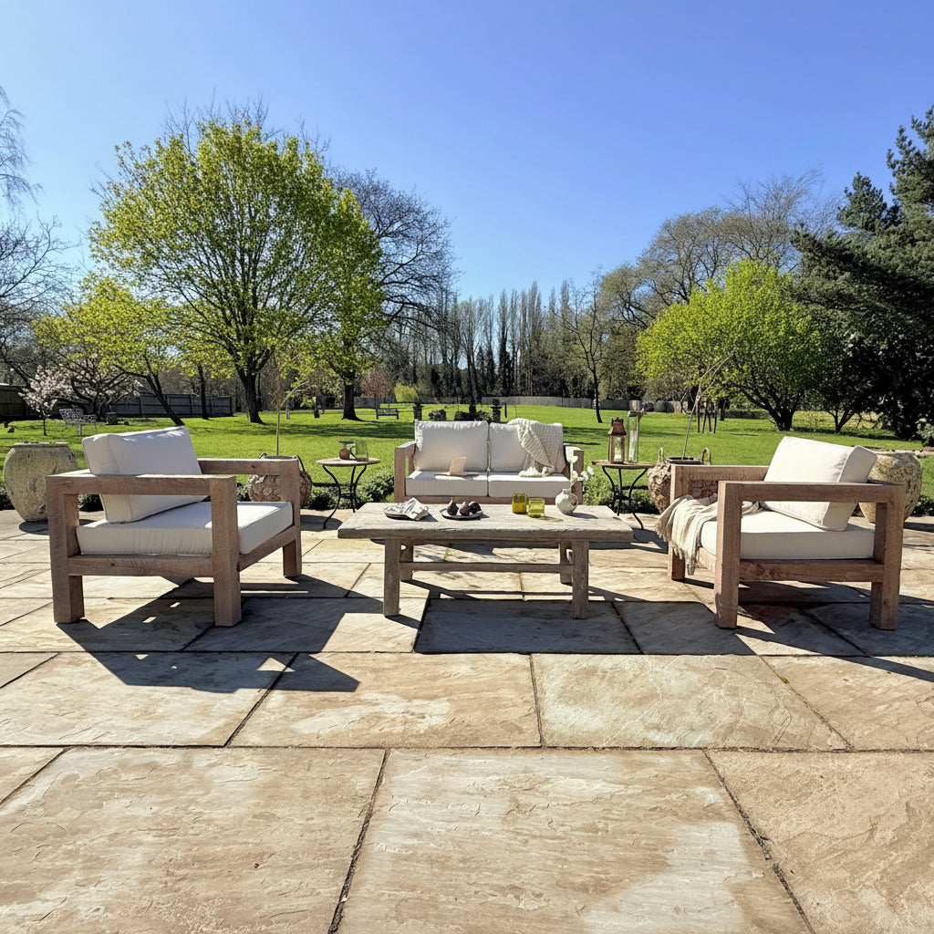 Rustic Wood Outdoor Seating