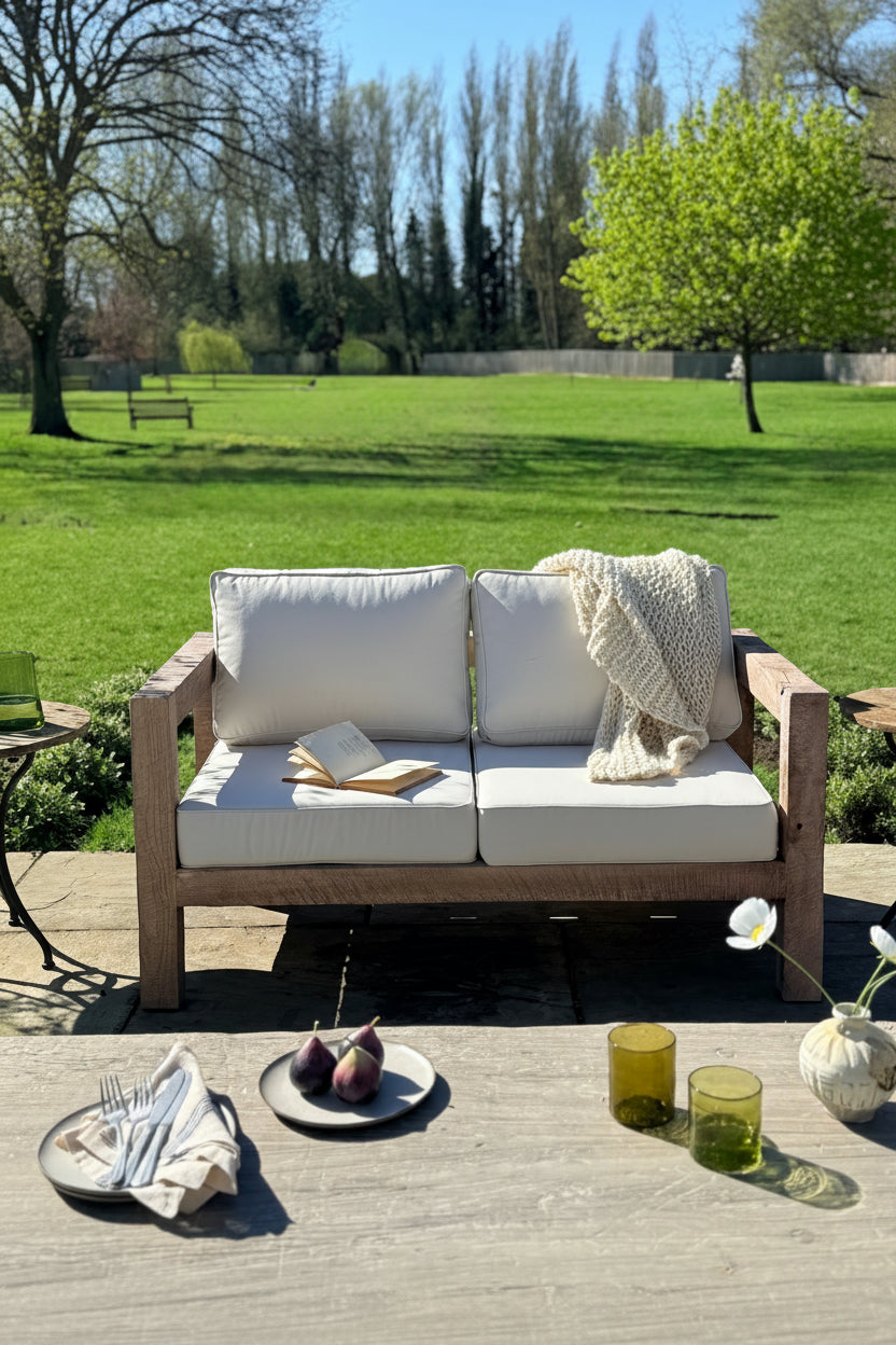 Rustic Wood Outdoor Seating