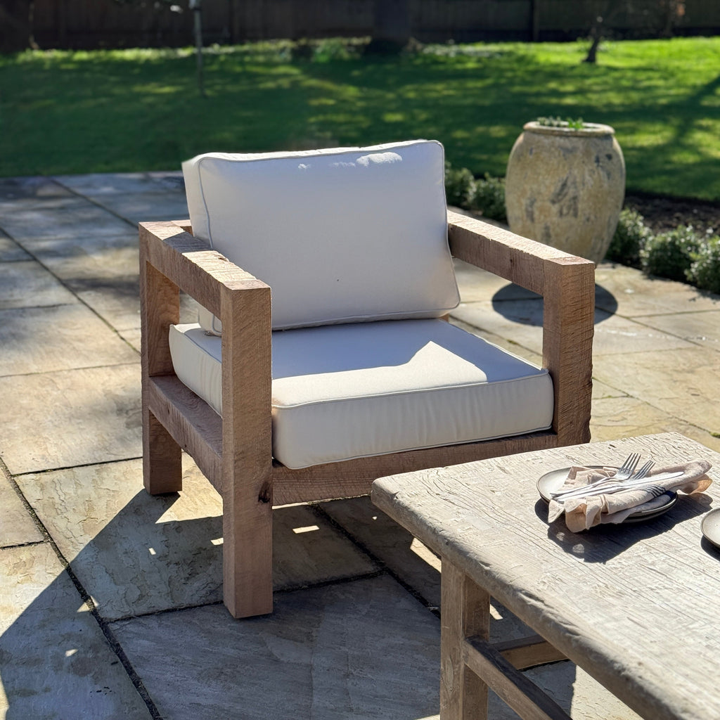 Rustic Wood Outdoor Seating