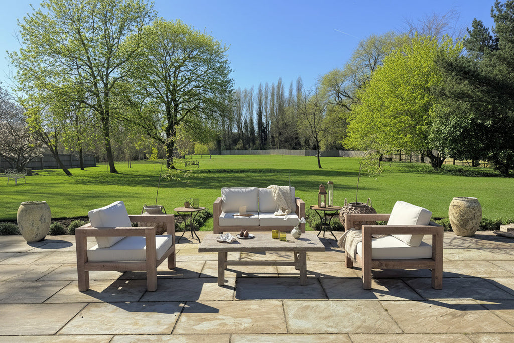 Rustic Wood Outdoor Seating
