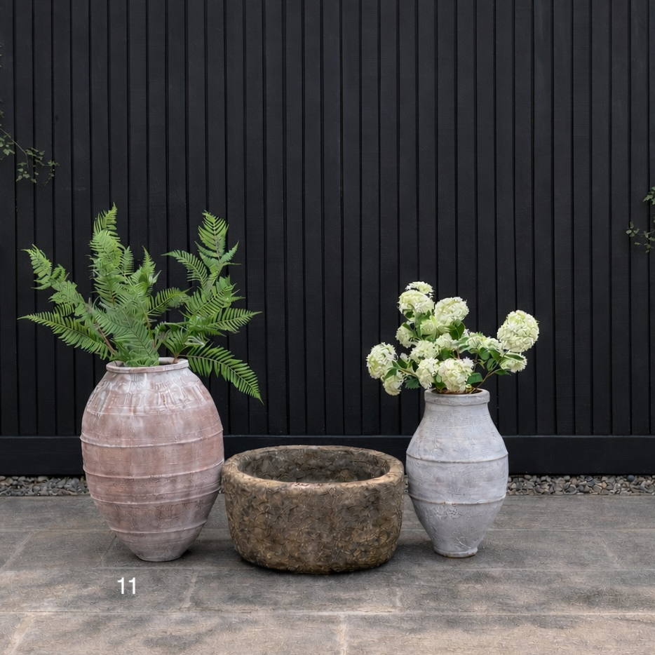 Antique Round Stone Trough