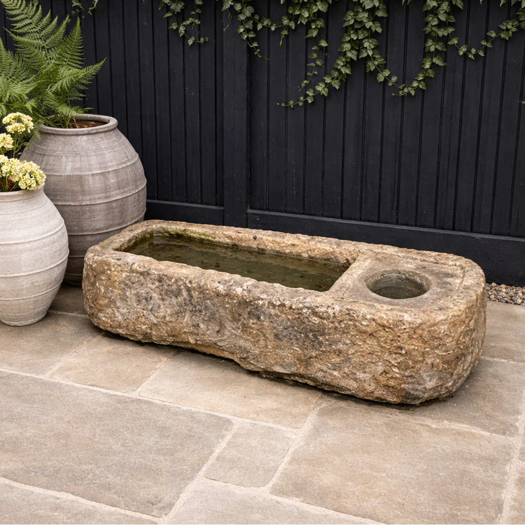 Antique Stone Trough - Planter