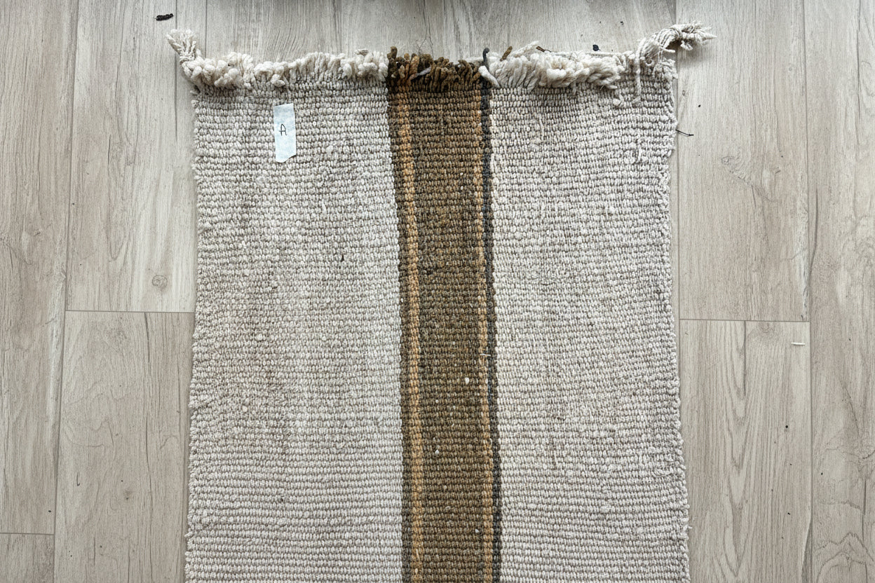 Vintage handwoven stripe runners